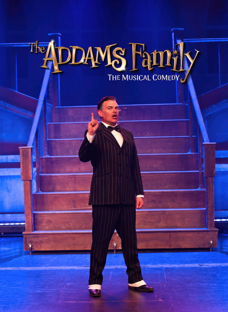 a male actor playing Gomez form The Addams family the musical 